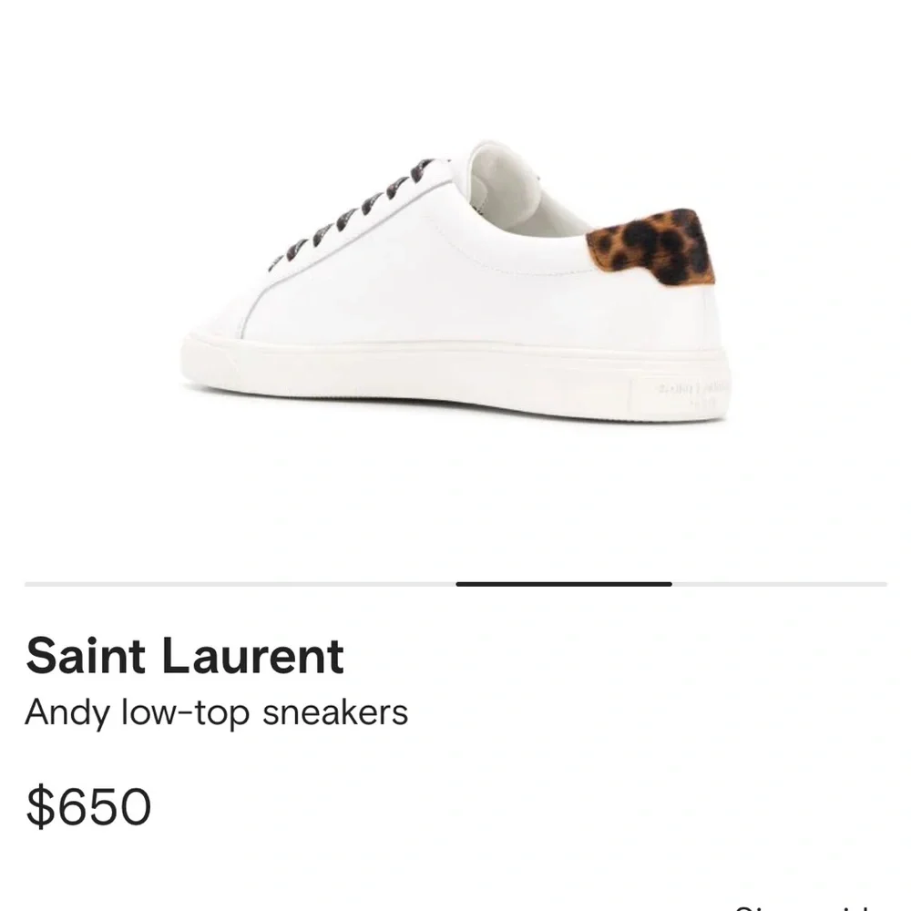 Saint Laurent Andy low-top sneakers - Picture 3 of 4